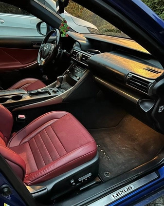 Lexus IS cena 119900 przebieg: 127000, rok produkcji 2018 z Tuchola małe 46
